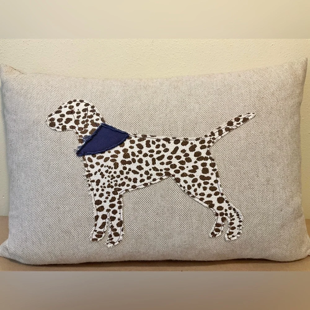 Restoration Hardware Baby & Child Appliqué Dog Pillow